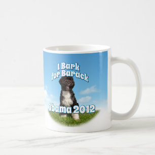 Ich belle für Barack, BO der erste Hund Obama Kaffeetasse