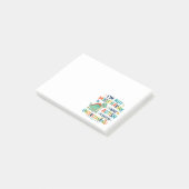 Ich benehme mich nicht schlecht, ich habe Autismus Post-it Klebezettel (angewinkelt)