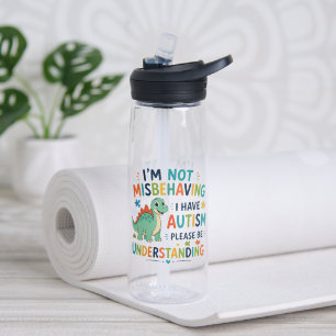 Ich benehme mich nicht schlecht, ich habe Autismus Trinkflasche