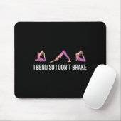 Ich benne also nicht das lustige Yoga-Sprichwort f Mousepad (Mit Mouse)