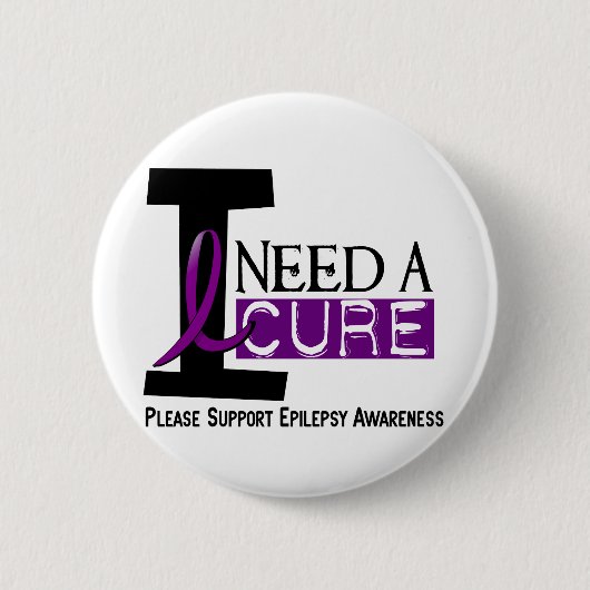 ICH BENÖTIGE eine EPILEPSIE T - Shirts der Button (Vorderseite)