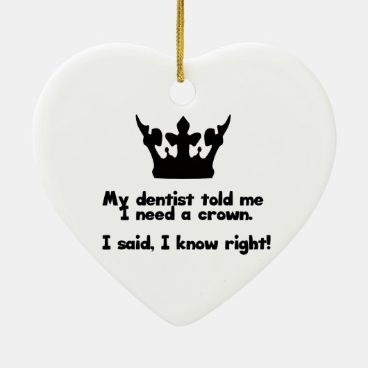 Ich benötige eine Krone Keramikornament (Hinten)