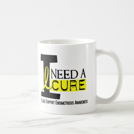 Ich benötige einen Heilung1 Endometriosis Kaffeetasse (Rechts)