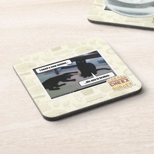 Ich benötige einen neuen Günstling Getränkeuntersetzer (Linke Seite)