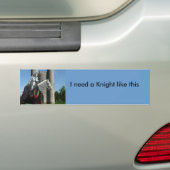 Ich benötige einen Ritter… Autoaufkleber (Auf Auto)