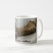 Ich benötige etwas Kaffee! Kaffeetasse (VorderseiteRechts)
