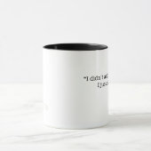 "Ich benötige gerade ein Getränk" Tasse (Zentrum)