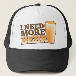 ICH BENÖTIGE MEHR BIER vom Bier-Geschäft Truckerkappe