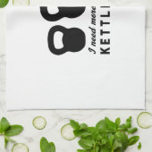 Ich benötige mehr Kettlebells Geschirrtuch (Gefaltet)