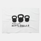 Ich benötige mehr Kettlebells Geschirrtuch (Horizontal)