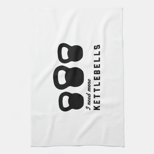 Ich benötige mehr Kettlebells Geschirrtuch (Vertikal)