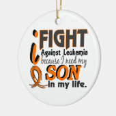 Ich benötige meine Sohn-Leukämie Keramikornament (Links)