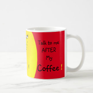 Ich benötige meinen Kaffee, nervösen wunderlichen Kaffeetasse