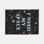 Ich benötige meinen Raum Fleecedecke (Vorderseite (Horizontal))