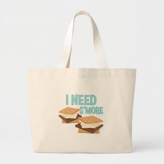 Ich benötige Smore Jumbo Stoffbeutel (Vorne)