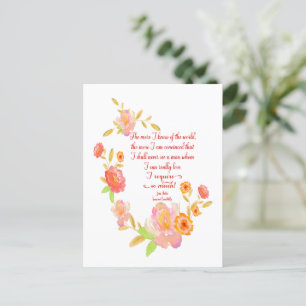 Ich benötige so viel Sinn und Sensibilitätsangebot Postkarte