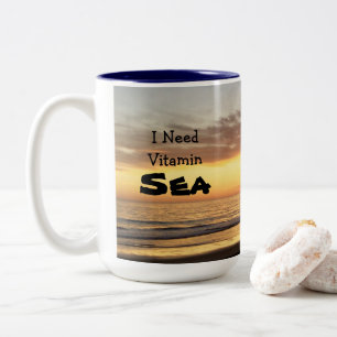 Ich benötige Vitamin-SeeTasse Zweifarbige Tasse