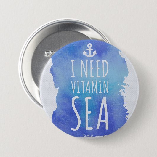 Ich benötige Vitamin-Seezitat Button (Vorne & Hinten)