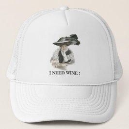 ICH BENÖTIGE WEIN! TRUCKERKAPPE
