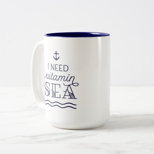 Ich benötige Zwei-Getonte Tasse des (Vorderseite Links)