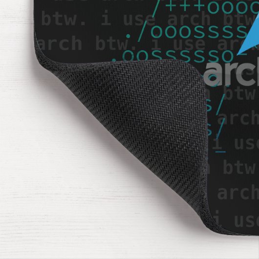 ich benutze Bogen-BTW Mousepad (Ecke)