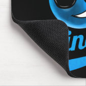 Ich benutze immer drei Flügel - Funny Bowling Mousepad (Ecke)