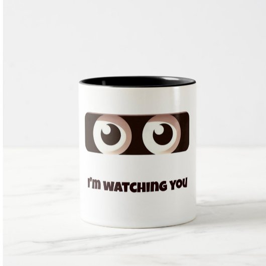 Ich beobachte dich - Funny Eyes Tasse