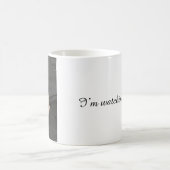 Ich beobachte dich Motivations-Kaffeetasse Kaffeetasse (Mittel)