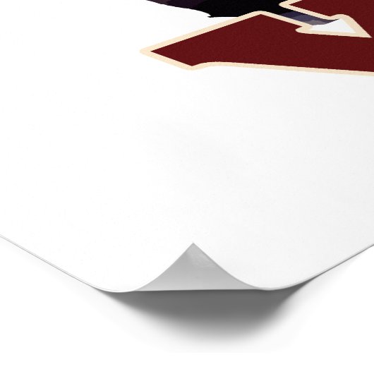 Ich beobachte DICH Poster (Ecke)