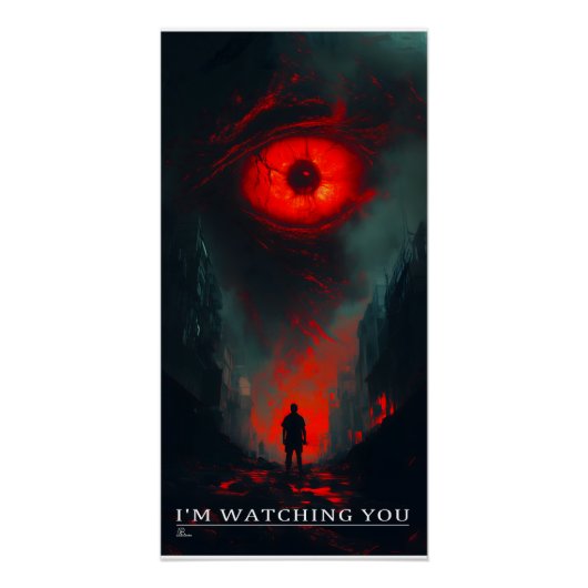 Ich beobachte dich poster (Vorderseite)