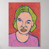 Ich beobachte Sie - Kunstdrucken Poster (Vorne)