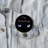 Ich beobachte violette Katzenaugen Button (Beispiel)