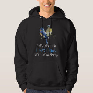 Ich beobachte Vögel und ich weiß Bescheid   Vogelb Hoodie