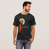 Ich beobachte, wie du Jesus Christus pinkst T-Shirt (Vorne ganz)