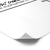 Ich berate nicht über Steuern Poster (Ecke)