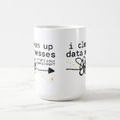 Ich bereinigen Datenmeldungen Kaffeetasse (Mittel)