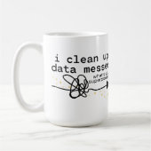 Ich bereinigen Datenmeldungen Kaffeetasse (Links)