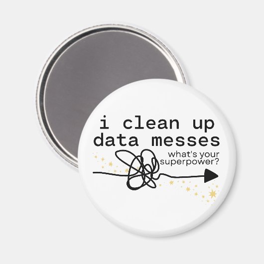 Ich bereinigen Datenmeldungen Magnet (Vorderseite/Rückseite)