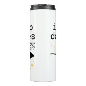 Ich bereinigen Datenmeldungen Thermosbecher (Rückseite)