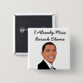 Ich bereits Miss Barack Obama Button (Vorne & Hinten)