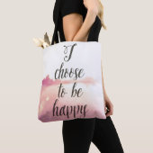 Ich beschließe, glücklich zu sein tasche (Von Nahem)