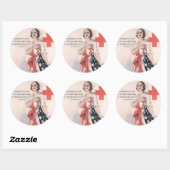 Ich beschwöre dich in die Kameradschaft Runder Aufkleber (Blatt)