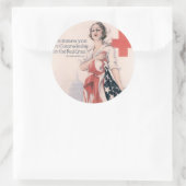 Ich beschwöre dich in die Kameradschaft Runder Aufkleber (Tasche)