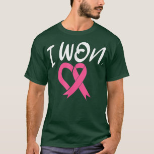Ich besiege Brustkrebs Monat Rosa T-Shirt