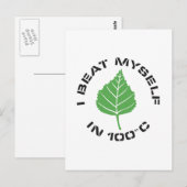 Ich besiege meine Postkarte (Vorne/Hinten)