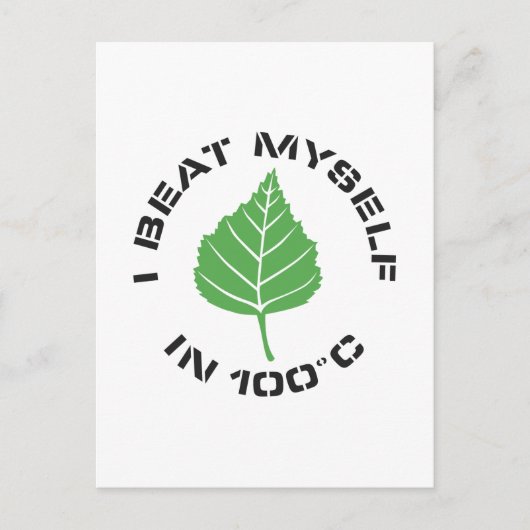 Ich besiege meine Postkarte (Vorderseite)