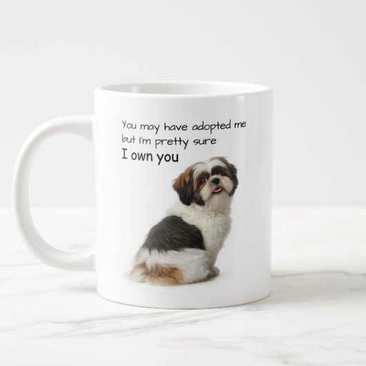 Ich Besitze Dich Shih Tzu Jumbo-Tasse (Links)