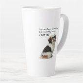 Ich besitze dich Shih Tzu Milchtasse (Rechte Ecke)