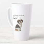Ich besitze dich Shih Tzu Milchtasse (Linke Ecke)