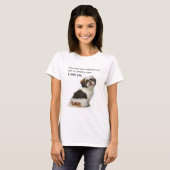 Ich Besitze Dich Shih Tzu T-Shirt (Vorne ganz)